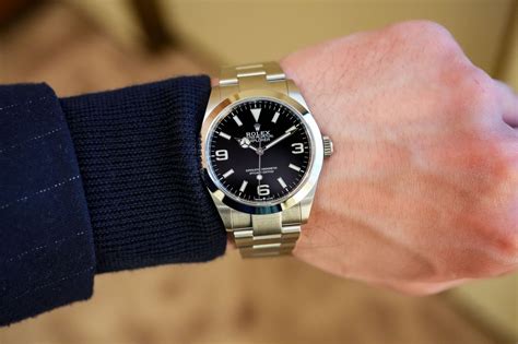 rolex explorer 40mm on wrist|rolex explorer 40 for sale.